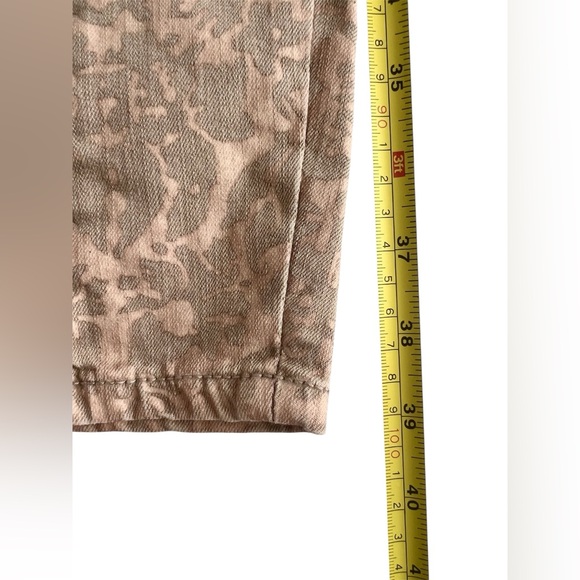 PILCRO Anthropologie Women's Brown Beige Paisley Skinny Jeans Pants Size 31 - Picture 14 of 15